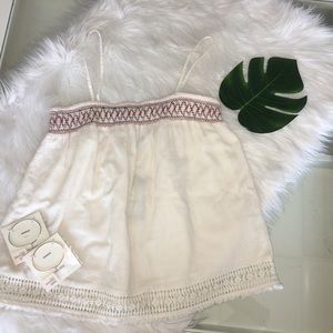 New look Creamish White Dunner Cami